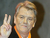 Райс ждала Ющенко полчаса. Президент Украины доволен
