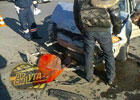 «Бумер» быстрый и шальной стал причиной ДТП в центре Киева. Фото