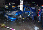 В Киеве легковушку разорвало вместе с водителем и пассажиром. Фото