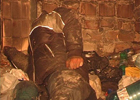 Киев. Мужчина заживо сгорел в огне. Фото