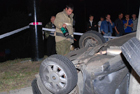 В Киеве разбилась легковушка, в которой находилось 9 человек. Фото