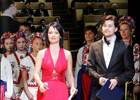 Советница Ющенко надела на мероприятие сногсшибательное красное платье. Фото