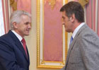 Ющенко обсудил с Литвиным газовую проблему