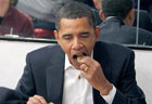 Как Обама в очереди за хот-догом стоял. Фото