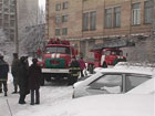 В Киеве горел институт. Чудом обошлось без жертв. Фото