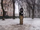 В Киеве появился немного странный памятник