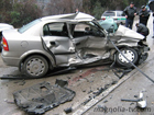 Жуткое лобовое столкновение в Крыму для одного из водителей закончилось трагически. Фото