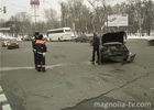 Киев. Светофор сыграл злую шутку с водителями двух иномарок. Фото