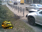 Нелепое ДТП в Киеве. Понятно, за рулем была женщина. Фото