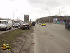 Очередная масштабная авария в Киеве не обошлась без участия женщины. И чего им не сидится дома? Фото