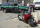 Киев. Инкассаторов атаковал мотоциклист. Чисто случайно. Фото