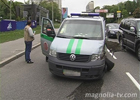 Киев. Пьяный инкассатор на «трехколесном» авто пытался смыться с места ДТП. Фото