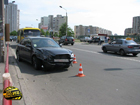 Киевлянка разбила три машины. И чудом никого не убила на переходе. Фото