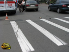 В Киеве переходить улицу по «зебре» также опасно, как и перебегать  в неположенном месте. Фото