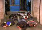 В киевском метро ловили террористов. Слава Богу, никто не пострадал. Фото