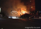 Пожар не дал киевлянам догулять в кафе на Лукьяновке. Фото