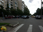 Пять машин разбились одним махом – в порядке вещей для Киева. Фото