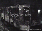 В Николаеве дотла сгорел трамвай. В салоне находился один пассажир… Фото