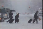 В Украине из-за сильного снегопада закрыли пару рейсов