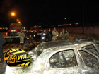 Жуткая авария в Мариуполе. В результате столкновения загорелись две легковушки. Погибли 5 человек. Фото