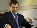 Медведев еще раз поздравил Януковича с победой на выборах