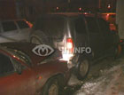 В Киеве водитель «Дэу» разбил три машины и был таков. Фото