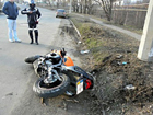 Мариупольский мотоциклист влупился в столб. Несчастный погиб сразу. Фото