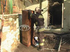 Пожар в центре Киева чуть не уничтожил дом. Фото