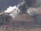Пожар на даче Ющенко. Фото с места событий
