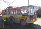 На Хмельнитчине автобус влетел на тротуар и убил двух пешеходов. Фото
