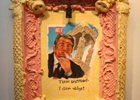 «Такой брульянт в таком навозе». Портрет Ющенко украсили… свиные рыла. Фото