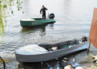 На Днепропетровщине столкнулись лодка с катером. Погибли люди. Фото