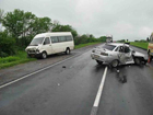 Смертельная авария на Луганщине. «Лада» неудачно напоролась на маршрутку. Фото