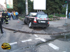 В центре Киева неслабо столкнулись «Субару» и «Ланос». В результате погибли люди. Фото