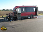 Жестокая авария на суровой Николаевщине. Труп и куча раненых – это маршрутка влетела в «КамАЗ». Фото