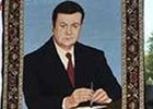 После арбуза Янукович появился на коврике. Фото