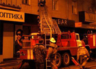В центре Харькова горели кафе, магазин и редакции изданий. Фото