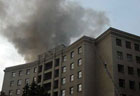 В Харькове горел университет. К счастью, обошлось без жертв. Фото