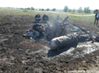 Трупы и покореженный дымящийся металл. На Одесщине упал вертолет. Фото