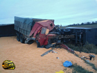 На Николаевщине сонный водитель грузовика разбил две легковушки, убил человека и умер сам. Фото