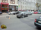 Крупное ДТП в самом центре Киева. Все из-за неисправной педали газа. Фото