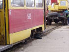 В Харькове трамвай отправил на тот свет невнимательную женщину. Фото