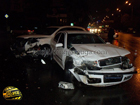 Киевлянку после аварии унесло с водительского места. Фото