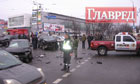 Крупное ДТП в Киеве. Столкнулись сразу пять автомобилей. Фото