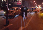 Мертвецки пьяный водитель спровоцировал масштабную аварию в Киеве. Фото
