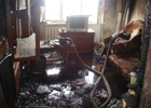 Донбасс. В пожаре погибли женщина и ребенок. Фото