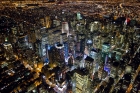 Ночью Нью-Йорк превращается в один из красивейших городов планеты. Потрясающие фото