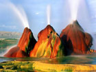 Одно из самых мистических мест на Земле. Пустыня Блэк Рок в штате Невада. Фото