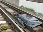Несчастный случай в Киеве. Поезд на бешеной скорости снес человека. Фото