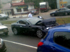 Нападающий «Шахтера» и сборной Украины Евгений Селезнев разбил свой Maserati. Фото